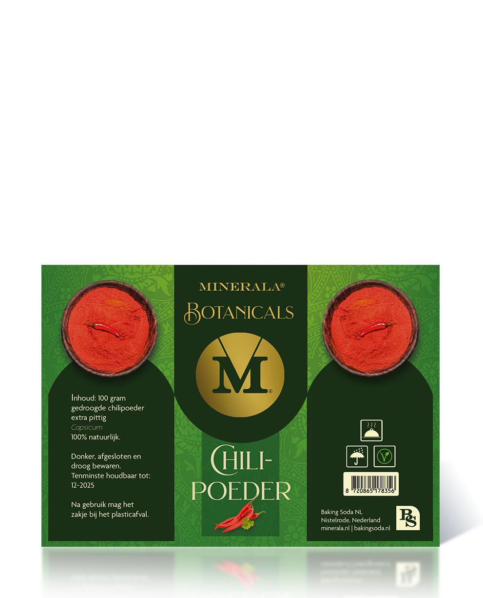 Minerala Botanicals Chillipoeder Baking Soda NL