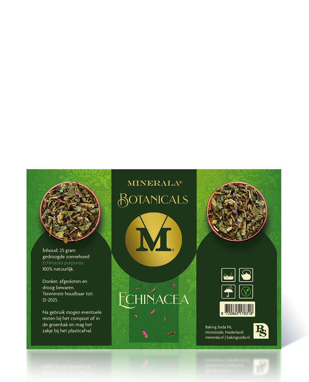 Minerala Botanicals echinacea. Baking Soda NL