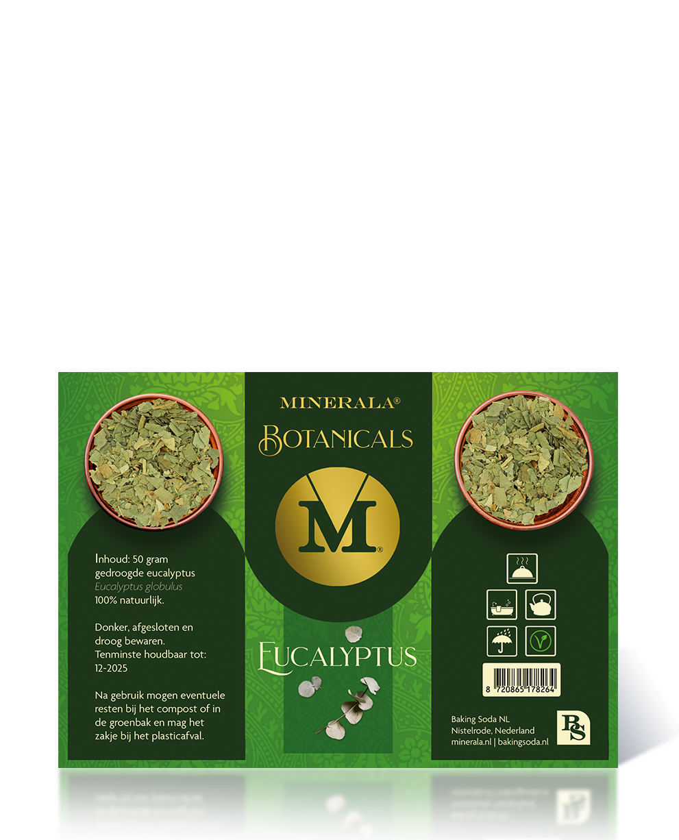 Minerala Botanicals eucalyptus. Baking Soda NL