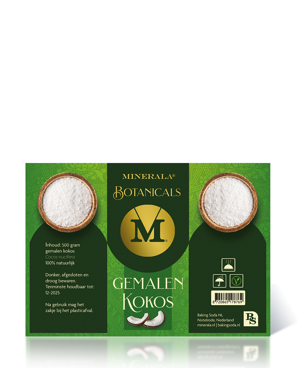 Minerala Botanicals kokos gemalen. Baking Soda NL