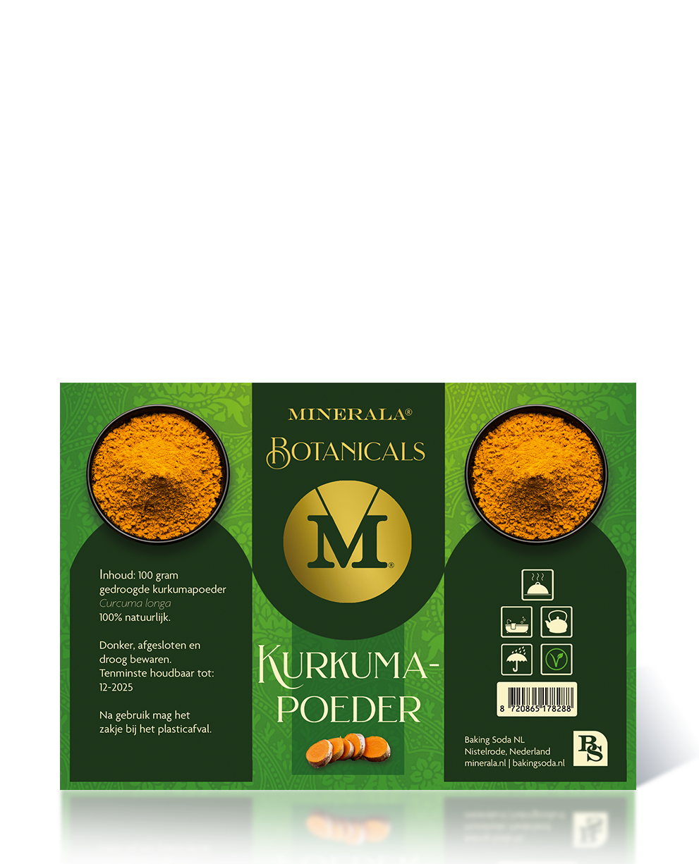 Minerala Botanicals kurkuma poeder Baking Soda NL