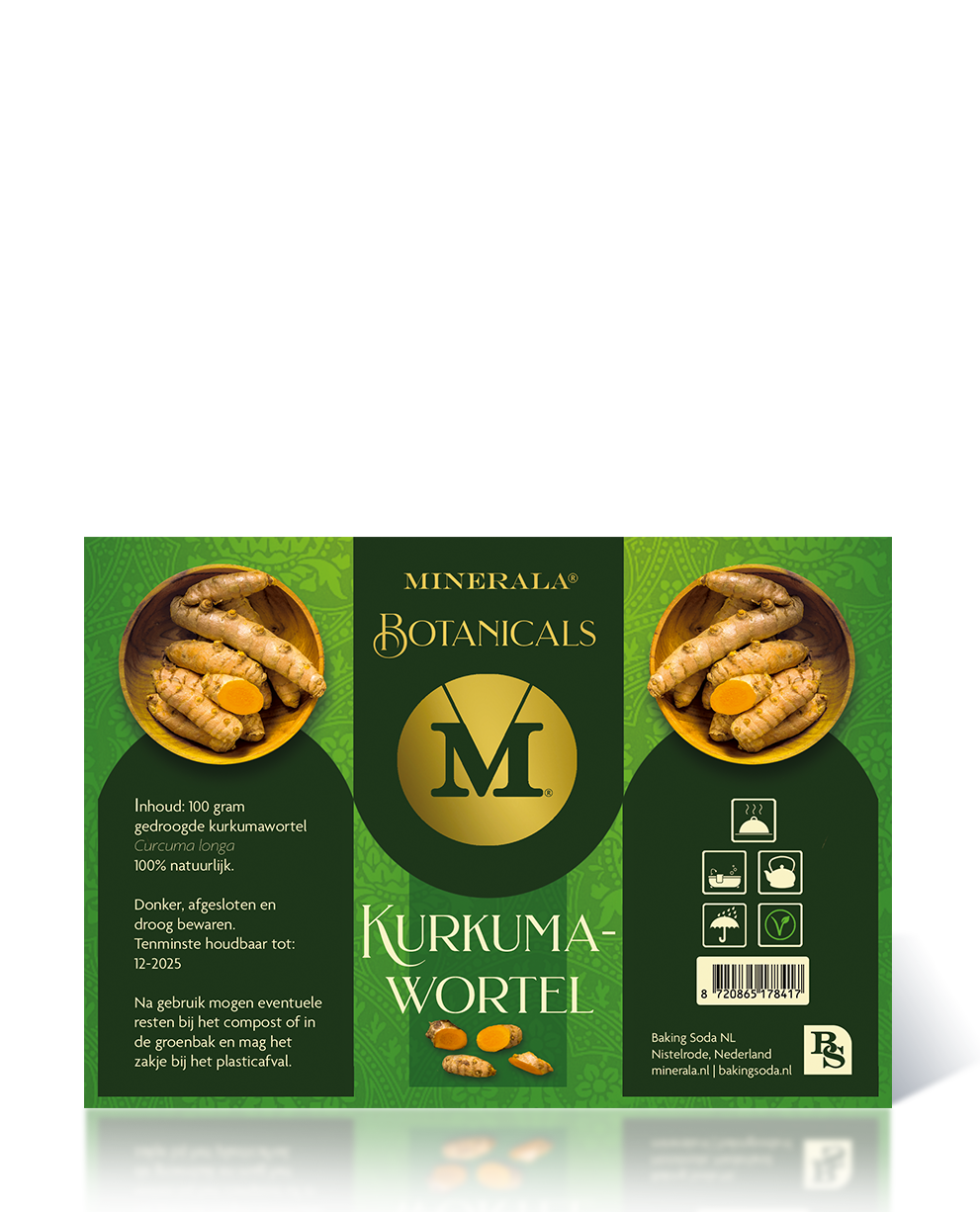 Minerala Botanicals Kurkuma wortel - Bakingsoda NL