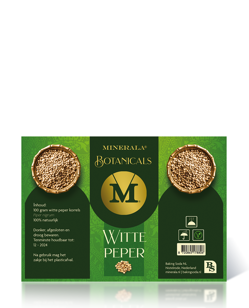 Minerala Botanicals Peper korrels witte - Bakingsoda NL