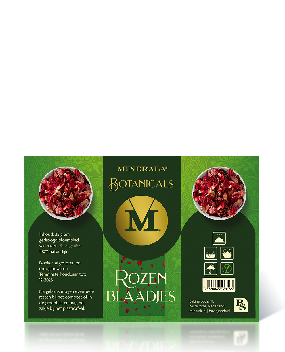 Minerala Botanicals Rozenblaadjes - Bakingsoda NL