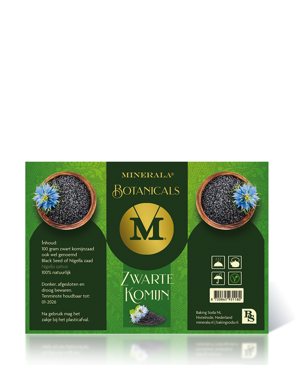 Minerala Botanicals Zwarte komijn - Bakingsoda NL