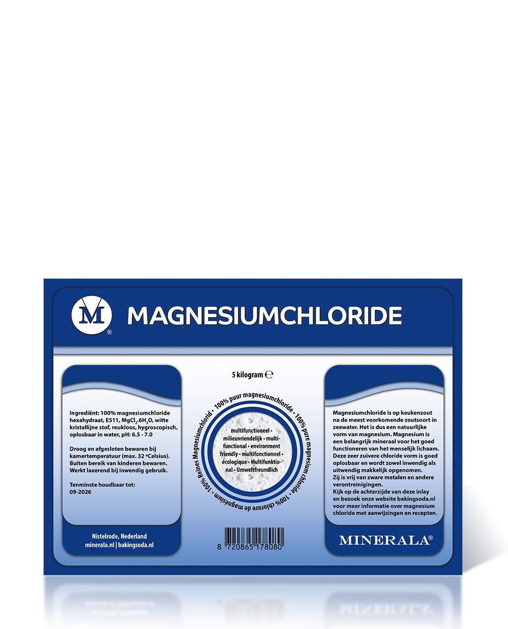 Minerala Basics - Magnesiumchloride-5kilo-Baking Soda NL, Nistelrode