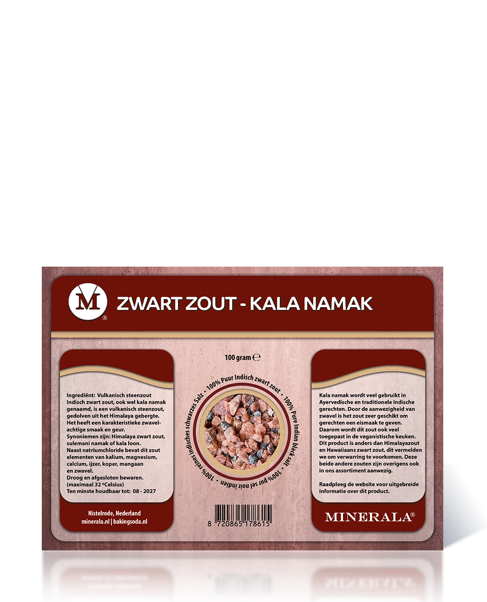Minerala - Kala Namak - Zwart zout. Baking Soda NL Nistelrode