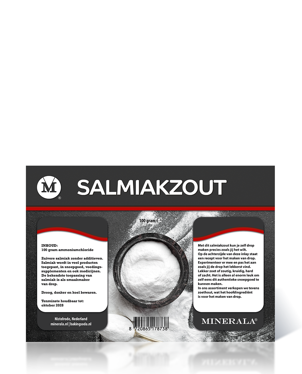Minerala - Salmiakzout Baking Soda NL Nistelrode