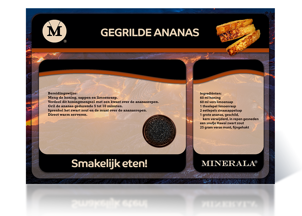 Minerala - Hawaii zwart zout Achterzijde recept KLEINER CANVAS Baking Soda NL Nistelrode 2023